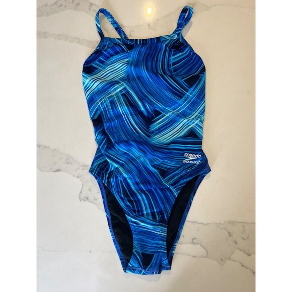 Speedo Women's TURBO STROKE One Piece Swimsuit 28 - Picture 3 of 9
